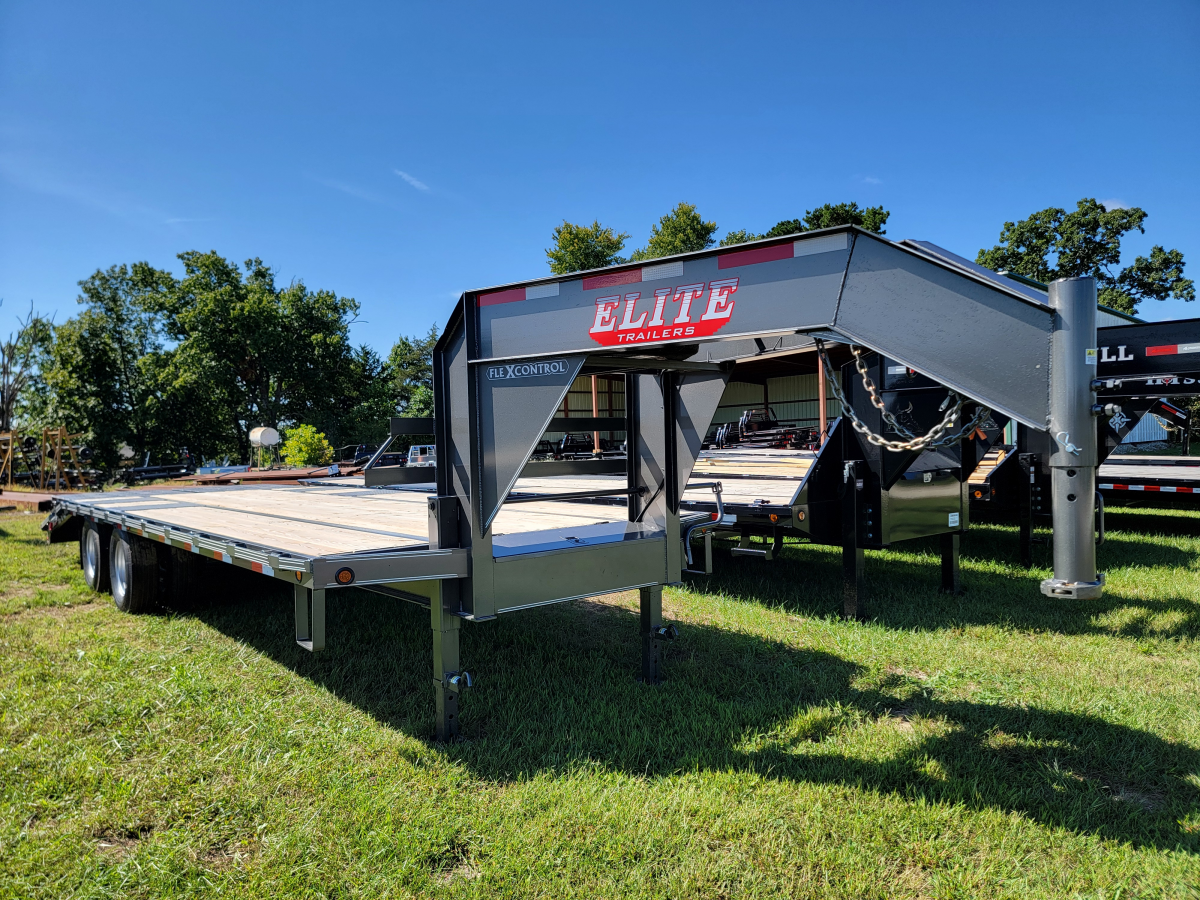 2023 Elite 28' Gooseneck Flatbed 30578 Photo 0