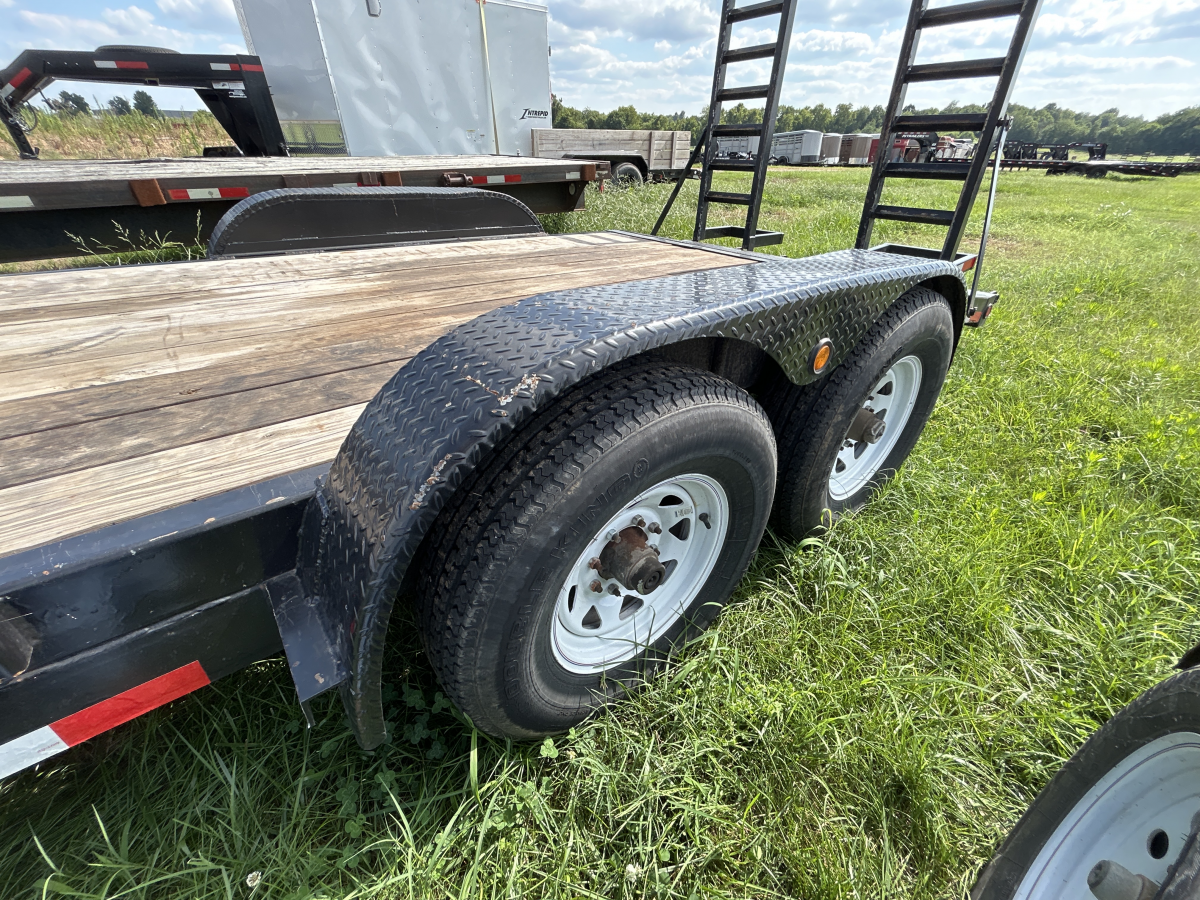 2012 EZ HAUL FLATBED 20' 2-7K AXLES W/STAND UP RAMPS 47159 Photo 1