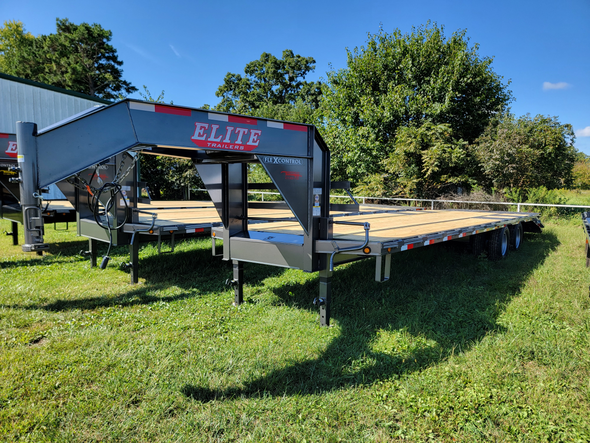 2025 ELITE 30' GOOSENECK FLATBED 30053 Photo 0